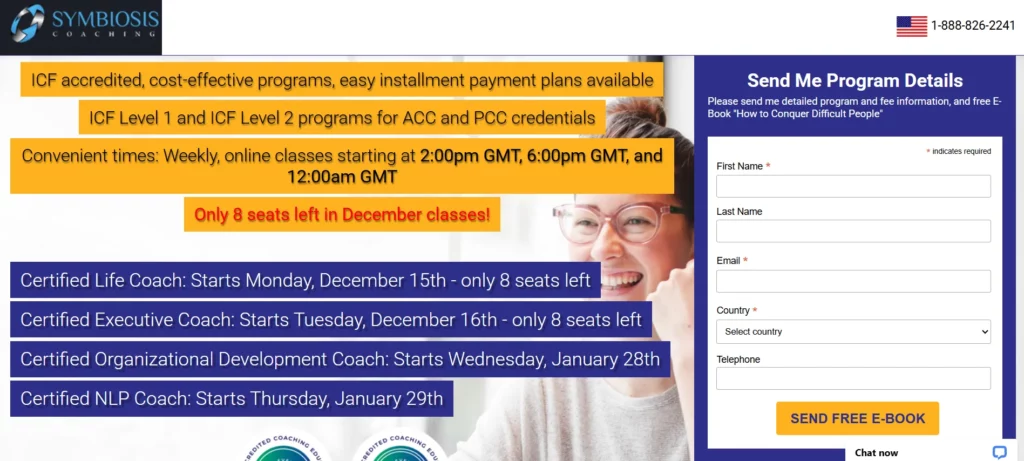 Symbiosis Coaching – Level 2 Certified Life Coach + Certified NLP Coach Program (ICF Pathway)