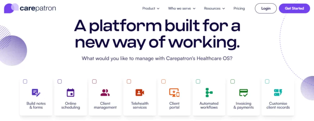 Carepatron – Best For Making Billing Process Simple And Easy