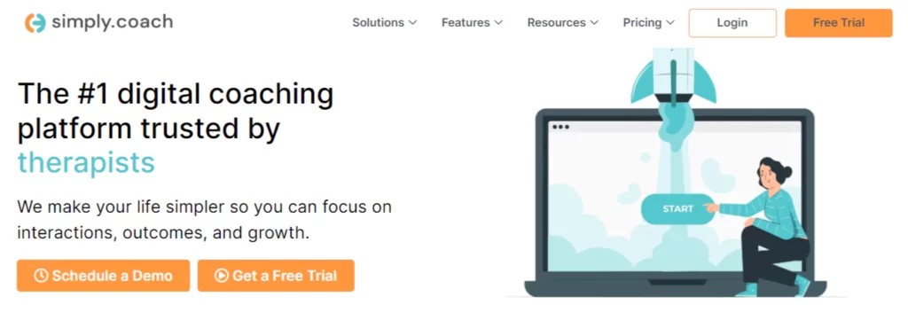 Simply.Coach – Best All-in-One Therapist Billing Software