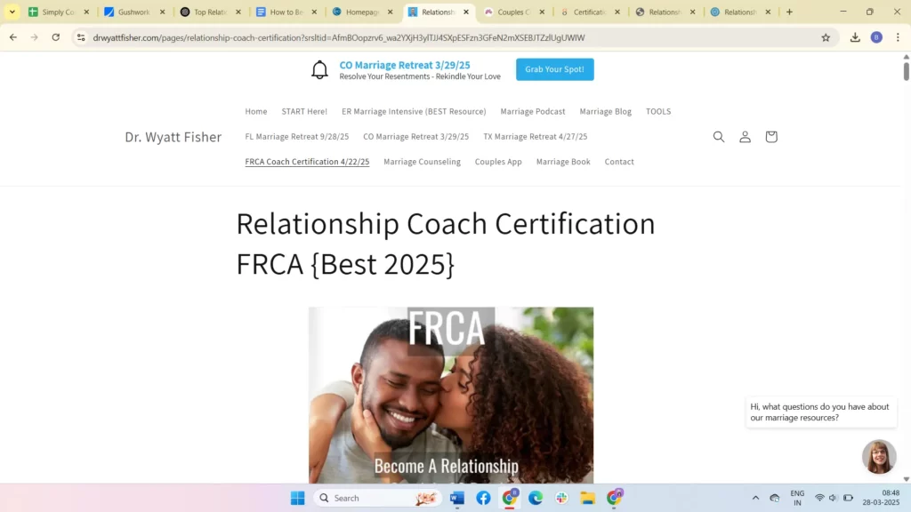 Fisher Relationship Coach Academy (FRCA)