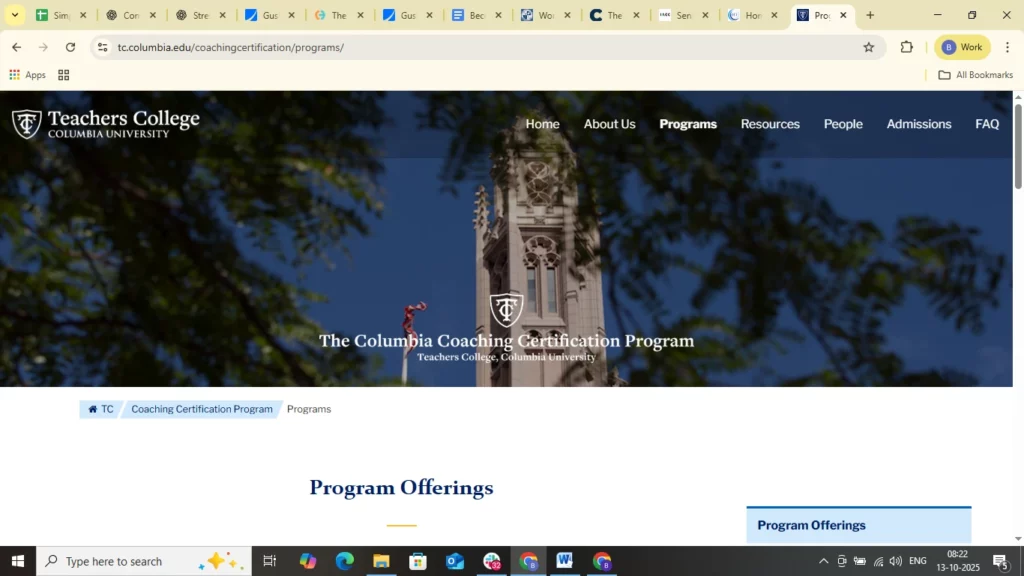 Columbia Coaching Certification Program (3CP)