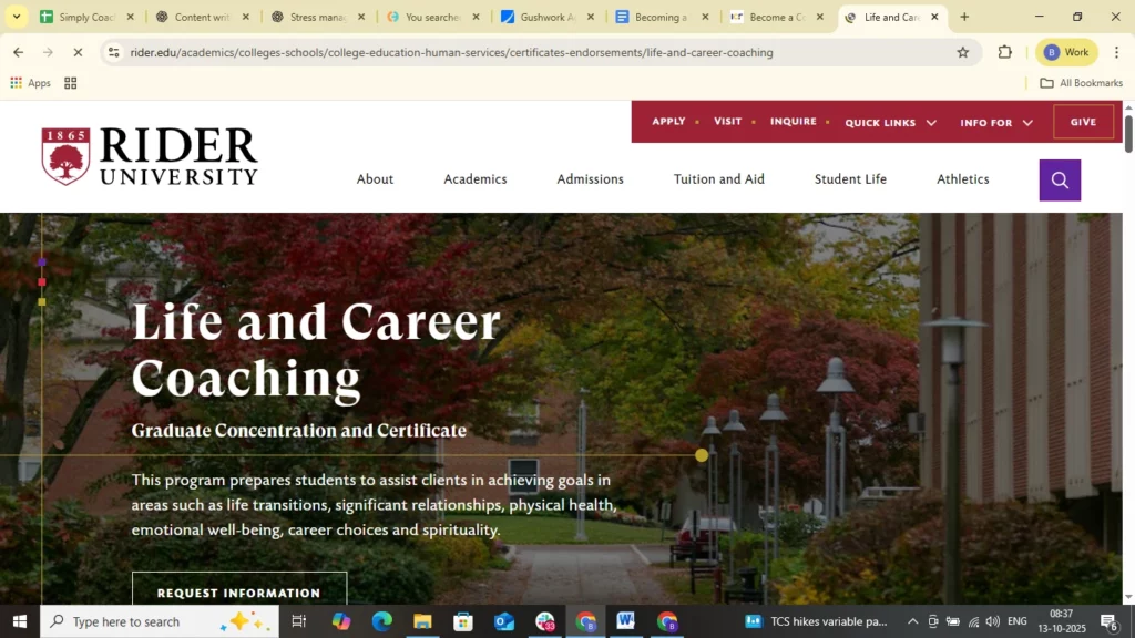 The Life and Career Coaching Program