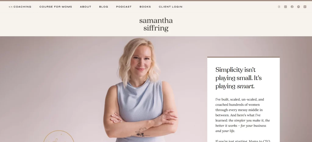 Samantha Siffring— Business Coach for Moms 