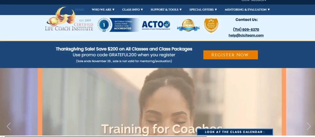 Certified Life Coach Institute (CLCI) — Life Coach Certification