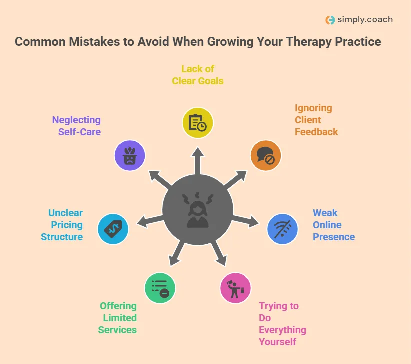 Common Mistakes to Avoid When Growing Your Therapy Practice