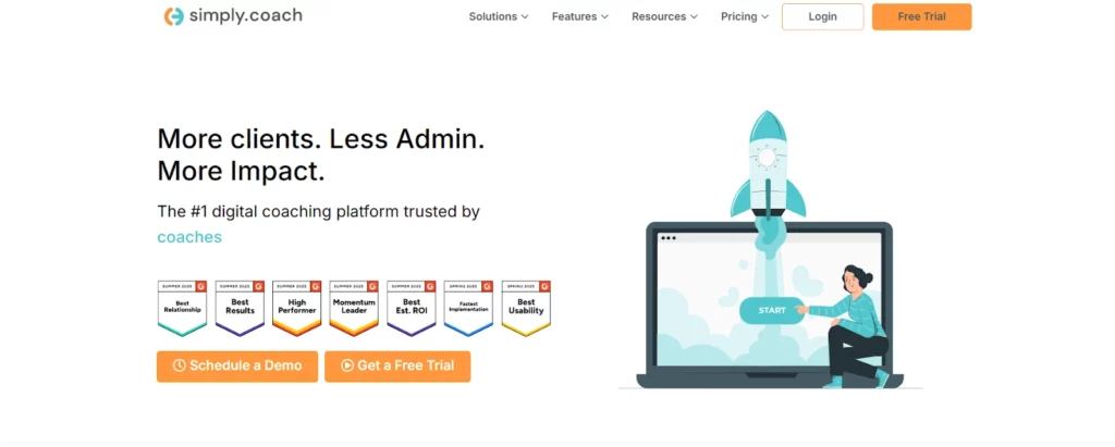 Simply.Coach – The all-in-one life coaching platform