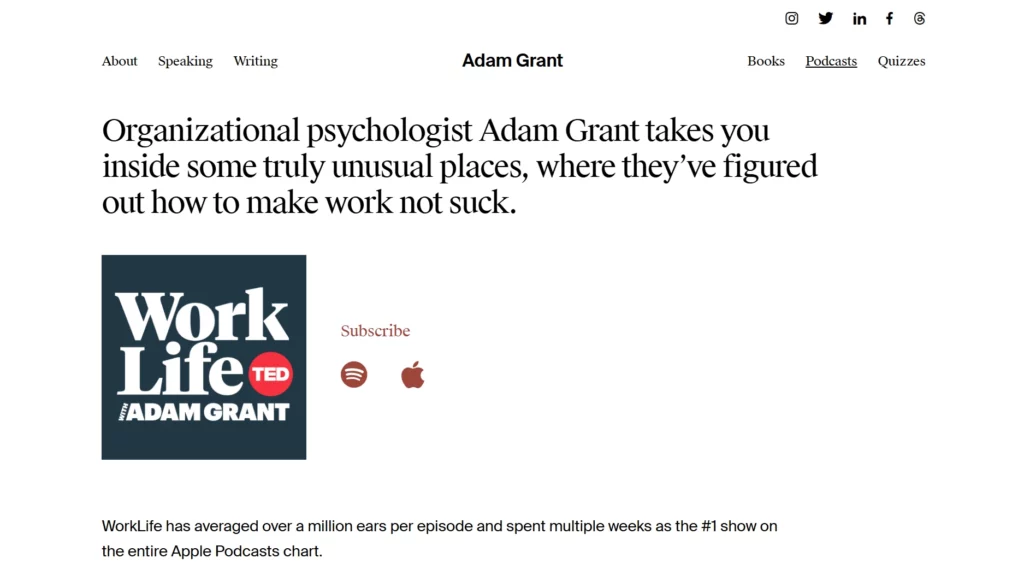WorkLife with Adam Grant