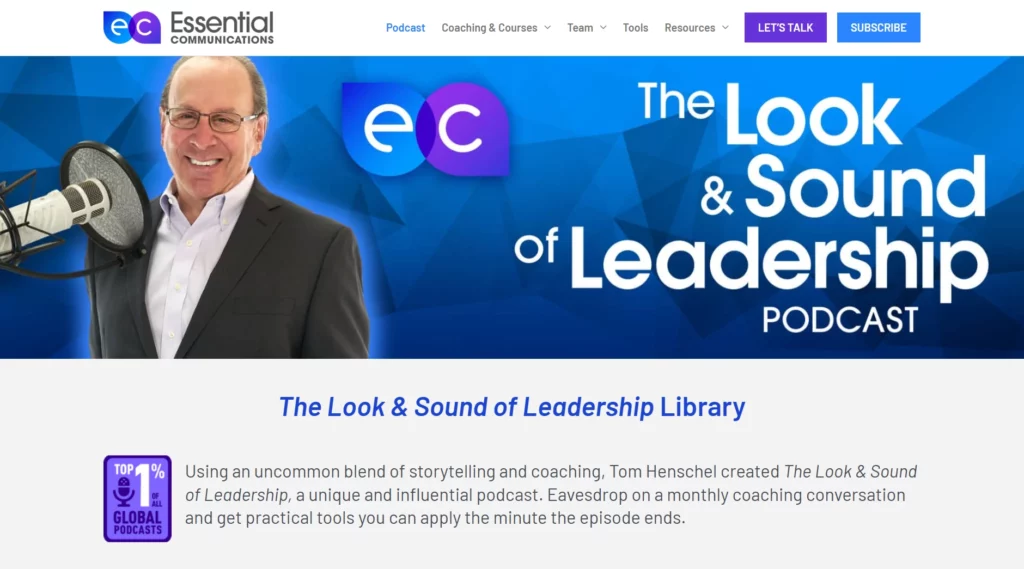 The Look & Sound of Leadership