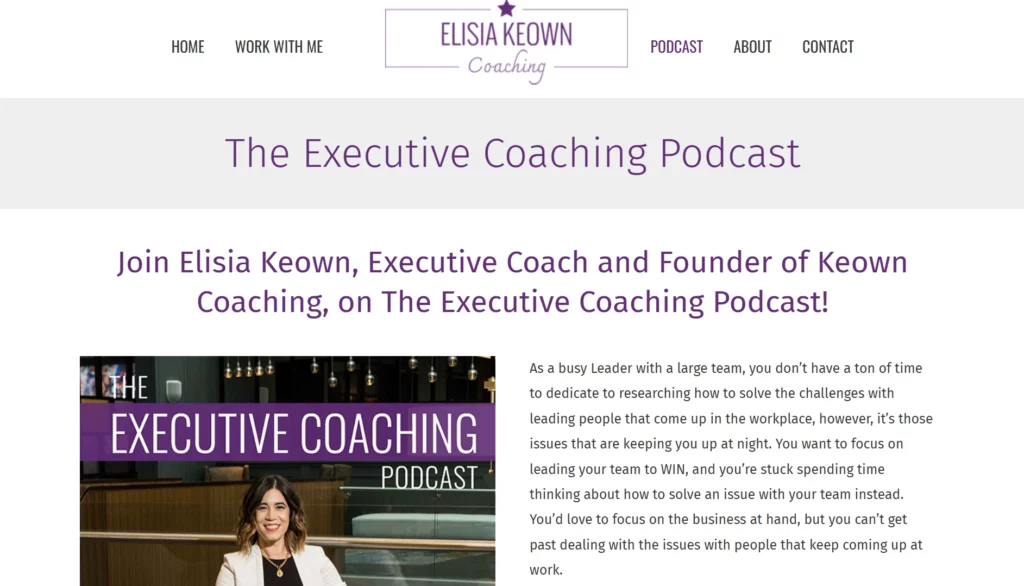 The Executive Coaching Podcast