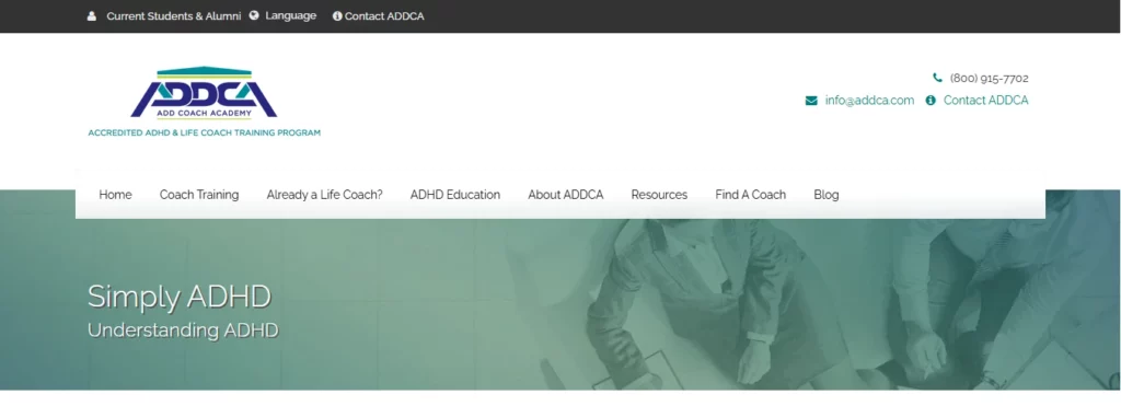 Simply ADHD (ADD Coach Academy - ADDCA)