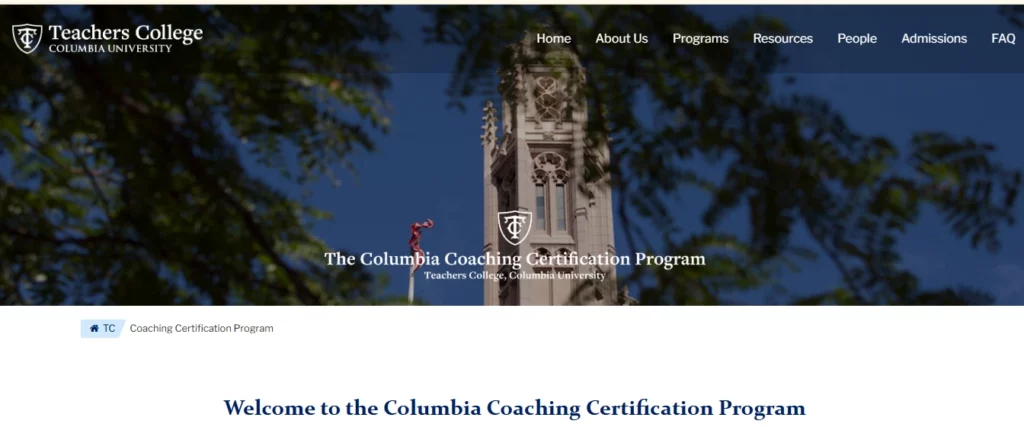 Columbia University Coaching Certification Program (3CP)
