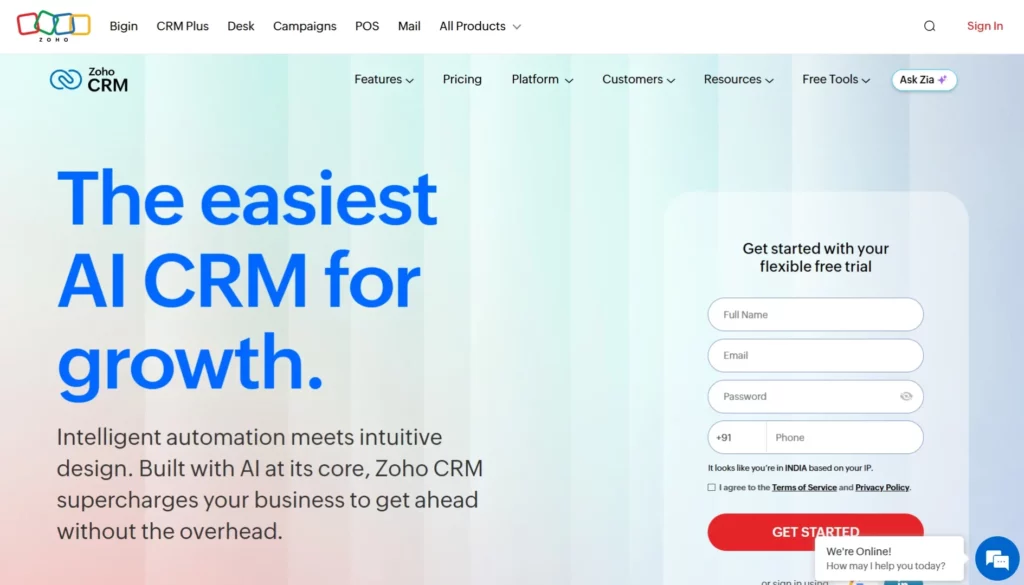 Zoho CRM