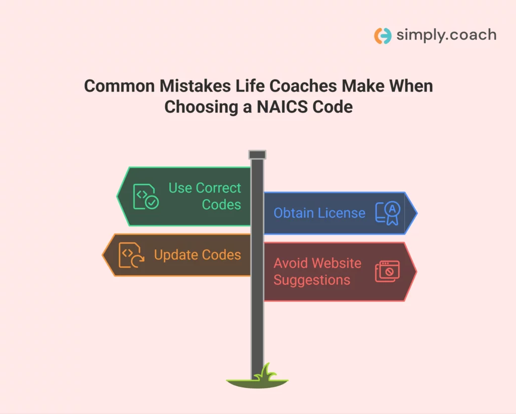 Common Mistakes Life Coaches Make When Choosing a NAICS Code