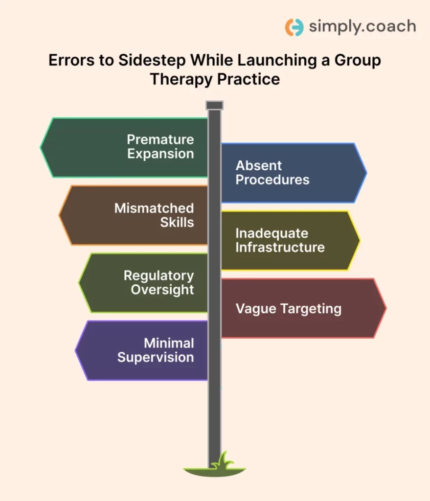 7 Mistakes to Avoid When Starting a Group Therapy Practice